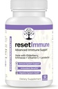 ResetImmune - 고급 면역 지원 - Elderberry, Echinacea, 비타민 C, Lactobacillus - 60 Vegan 캡슐