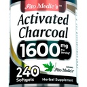 FITO MEDIC'S Lab | 활성화된 숯 약국| 서빙 당 1600mg | 240 Cap | 활성화 숯 | 숯 캡슐|숯 약국| 매우 높은 흡수, s.