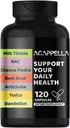 ACAPPELLA 우유 이틀, NAC, Chanca Piedra, Beetroot, Artichoke, TUDCA, Dandelion 캡슐, Liver, Ginger, Panax Ginseng, Berberine (1)
