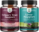 Cranberry Juice Powder & Dandelion for Urinary Tract Health and Liver Support Milk Thistle Supplements with Dandelion Root, Choline, Beetroot & Artichoke Extract의 묶음