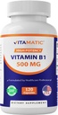 Vitamatic 비타민 B1 (Thiamine) 500mg의 120의 캡슐