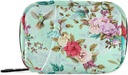 Rose Floral Birds Pill Box 7 Day Pill Case Bag Travel Pill 주최자 가방 지퍼 휴대용 주간 Case Compact Size for Vitamin Supplement Holder
