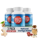 Vertigo Relief Product & Non-Drowsy Motion Sickness Pills: Nausea와 Dizziness, Ginger & Grape Seed Formula, Inner Ear Balance, Car, Cruise & Travel Essential, Stomach Support (80 Count – Pack of 3)