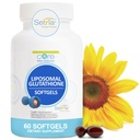 핵심 Med 과학 Liposomal 글루타티온 보충교재 (500mg, 60 Softgels) - Phospholipid Complex를 가진 순수한 감소된 Setria - 에너지와 피부를 위한 산화 방지제 보충교재