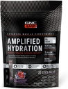 GNC AMP Amplified Hydration Electrolyte Powder Drink Mix | 향상된 전동 및 건강한 소화 복합재 | Acai Blueberry 석류 | 20 개
