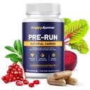 해피 러너 : Pre-Run - 호흡, 개선 된 산소 전달, 호흡 효율, 부스트 내구시간, Nitric 산화물 부스터, 향상된 혈액 흐름, 실행 보조 식품, 심장 혈관 건강