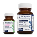 Metagenics 비타민 D3 10,000 + K (60 Softgels) & UltraFlora 완전한 여자의 Probiotic (30 캡슐) - 면역, 뼈 및 심장 건강 지원 - 보조 소화 건강