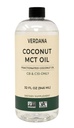 Verdana 음식 급료 MCT 기름 32 oz – Keto 커피를 위한, Unflavored 자연적인 기름 당기는 입wash & 안마 - 100%년 야자열매에 의하여 분리되는 분수 기름 – 중간 사슬 Triglycerides C8 C10 – 비 GMO, Kosher