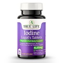 Lugol의 Iodine 정제 6.25mg – 정확한 복용량 갑상선 & 에너지 지원 – Harsh 액체 없음, 안정되어 있는 칼륨 Iodide 보충교재 – 90 Ct, 비 GMO, 부식 없음