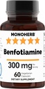 Benfotiamine 300 mg - 60 Veg 캡슐