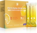 Electrolyte Powder Recovery Drink Mix | 슈즈프리 일렉트로테 파우더 패킷은 칼륨 아연 및 마그네슘을 함유하고 있습니다. - Keto Electrolytes, Non-GMO & Sugar-Free - 15 스틱