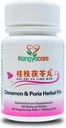 GUI Zhi Fu Ling Wan  C- Cinnamon & Poria 알약 - 자연 주기 구호 - Menstrual Cramps, Bloating, Period discomfort 도움말 - 여성 건강 증진 - 모든 자연 - 126 Ct (1 병)