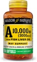 SON NATURAL 비타민 A 3,000 mcg (10,000 IU) 생선 생강에서, 지원 시각 & 면역력, 100 Softgels