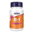 지금 식품 보충제, 비타민 B-1 100 mg, 에너지 생산 *, 신경 시스템 건강 *, 100 정제