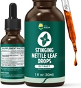 스팅 Nettle Tincture, 유기 Nettle 잎 추출물 액체, 98 % 흡수, Vegan, Non-GMO, 글루텐 무료, 알코올 무료 - 1 Fl Oz