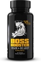 Bossman Boss 부스터 보충 – 60 캡슐 – MSM 및 10,000 MCG Biotin 남성을위한 성장 비타민 – 30 일 공급