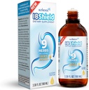IBShield Tincture 100ml | 6+3=9 허브 | Iberis Amara, Peppermint, Chamomile, Lemon Balm, Caraway, Licorice, Angelica, Celandine & Mary's Thistle | 원래 초본 공식 지원 소화 웰빙
