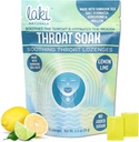 Laki Naturals Throat Soak Herbal Throat Lozenges (14 Ct) - Hawaiian Sea Salt Sore Throat & Dry Mouth Soothing Drops - Vegan, Non-GMO, Sugar-Free & Gluten-Free Sweet 및 Salty Herbal Candies의 허브 캔디