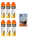 스포츠 GO Isotonic 에너지 젤에 있는 과학 - 탄력 있는 No-Tie 신발 레이스를 가진 6 x 60ml 팩 뭉치. Vegan, Lactose 무료, 글루텐 무료, 밀 무료, 너트 무료, SOYA 무료 (오렌지)