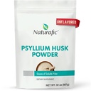 Psyllium Husk Powder Unflavored – Bowel Regularity & Gut Health의 소화 섬유 보충 – Non-GMO, Gluten-Free, Vegan, Keto Friendly – 32oz