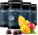 Ashwagandha와 Gummies - Shilajit 및 Ashwagandha - 지원 에너지, 무드, 동기 부여 - Vegan-Friendly - 240 조사