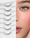Natural Lashes Natural Eyelashes Short Eyelashes Natural Look False 속눈썹 Wispy Eye Lashes 10mm Small Lashes Fake Lashes K50