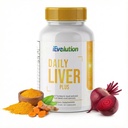 Daily Liver Plus Liver | 60 캡슐 Liver Cleanse Detox & Support Supplement with Milk Thistle, Dandelion, Turmeric, Artichoke for Enhanced Liver Health & Repair - 매일 사용 가능