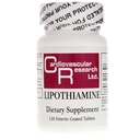 심혈관 연구 Lipothiamine B 보충교재 120 정제 - 알파 Lipoic 산으로 비타민 B1 지금 - 1 x 120 조사