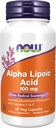 이제 식품 보충제, 알파 Lipoic Acid 100 mg 비타민 C & E, 무료 Radical Scavenger *, 60 Veg 캡슐