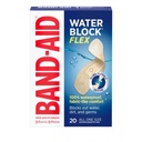 Band-Aid 브랜드 워터 블록 플렉스 100 % 미니어처 컷, 스크랩 및 Wounds, Ultra-Flexible Design, Sterile, All One Size, 20 ct에 대한 방수 접착제 붕대