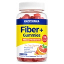 Enzymedica 섬유 프리 바이오 틱스 및 프로바이오틱스를 가진 Gummies Daily Regularity, Vegetarian, 5g Fiber, Natural Fiber Supplement, Men & Women, Blood Orange 풍미, 90 ct