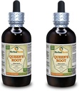 여왕의 뿌리 (Stillingia Sylvatica) Tincture, 건조 뿌리 액체 추출 (브랜드 이름: HerbalTerra, Proudly Made in USA) 2x4 fl.oz (2x120 ml)