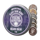 Viking Revolution Clary Sage Beard Balm - Argan Oil, Jojoba Oil과 남성용 Beard Softener - Beeswax와 남성용 Beard Moisturizer - 남자용 Beard Wax (2oz, 1 Pack)