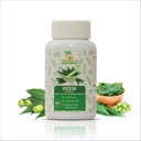 현대 Ayurvedic 센터 유기 Neem 120의 캡슐은 여드름 통제, 산화 방지제 보호, 건강한 & Glowing 피부 순수한 Neem (Azadirachta Indica) 자연적인 웰니스를 위한 보충교재를 지원합니다