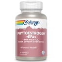 SOLARAY PhytoEstrogen Plus EFAs Menopause 지원 | 야생 Yam, 블랙 코호시, 저녁 Primrose & Borage | 60ct, 30 Serv.