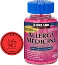 KirkIand 서명 알레르기 약 Diphenhydramine HCI 25 Mg, 600 Minitabs + STS 스티커.