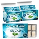 AshwaGum RELAX Gum by BetterGum, KSM 66 Ashwagandha 및 Gaba와 높은 효능 보충, Gummies, Sugar-Free, 2 팩의 스트레스와 긴장 완화 지원