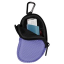 내 오프 렌 Asthma Inhaler 홀더, 보호 휴대용 여행 Handy Holster, Carabiner 클립과 메쉬 포켓 내부, Inhaler 포함되지 않은 (케이스 전용) (Violet)