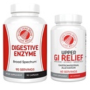 Silver Fern Brand - 위와 낮은 GI 소화 지원 키트 - GI Relief 및 Digestive Enzymes Bundle