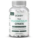 Organics Ocean Real Magnesium Citrate - 높은 흡수 마그네슘 보충 - Energy, Relaxation 및 Regularity를 지원하는 킬레이트 마그네슘