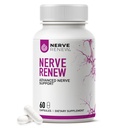 NERVE RENEW 고급 Nerve 지원 - 300mg 안정된 R 알파 Lipoic 산, 비타민 B Complex, Benfotiamine, 빠른 행동 지원을 위한 허브