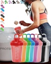 EBAT 16 조각은 다채로운 AntiDropBPAFREELeakProofProtein 셰이커 병 가치 팩 w. Whisk 공 & 인간 환경 공학Design &, 남자/여자를 위한 8개의 유일한 색깔 가치 팩 (See 사진)를 놓습니다
