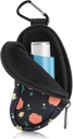 Asthma Inhaler 홀더는 L 모양 흡입기, Inhaler를 위한 휴대용 부대 나르는 홀더 내오프렌 여행 흡입기 소형 부대를 포함합니다 (꽃)