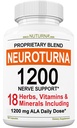 Neuropathy 지원은 1200 mg 순수한 알파 Lipoic 산을 가진 보충 - 손가락, 손, 발가락, & 발에 있는 Fortify Nerve 공식 - 제일 자연적인 Nerve 기복 지원 - 180의 캡슐에 넣으십시오