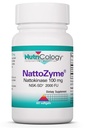 Nutricology NattoZyme - Nattokinase 보충교재 NSK-SD 2000 FU, 남자와 여자를 위한 100mg, Hypoallergenic의 심장 지원을 위한 공식 - 60의 채식주의자 Softgels