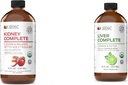 천연 제품 Kidney Complete (8oz) & Liver Complete (8oz) 번들