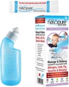 Nasopure Nasal Wash, Little Sampler Kit, “The Nicer Neti Pot” Sinus Wash Kit, 편안한 Nasal Rinse 4 Oz Bottle & 4 Salt Packets (3.75 Gr each), Nasal Congestion, 콜드, 알레르기, Nasal 관개