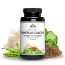 최적의 건강 시스템 BonePlus 칼슘 | 고 흡수성 킬레이트 칼슘 + Ipriflavone, Probiotics, Plant Enzymes | 뼈 강도 보충 | 90 캡슐