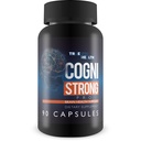 Cogni Strong Pro - 두뇌 건강 지원은 기억, 초점, Clarity, & Mood를 위해 보충합니다 - Ginseng, Turmeric, 녹차, & 비타민 D - Nootropic 뇌 승압기를 가진 성인을 위한 뇌 건강 보충교재