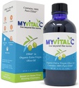 MyVitalC 유기 여분 처녀 올리브 기름 - 순수한 ESS60 산화 방지제 보충교재 - 노화 방지를 위해, 산화, 장수, 수면, 에너지 더 - 120ML